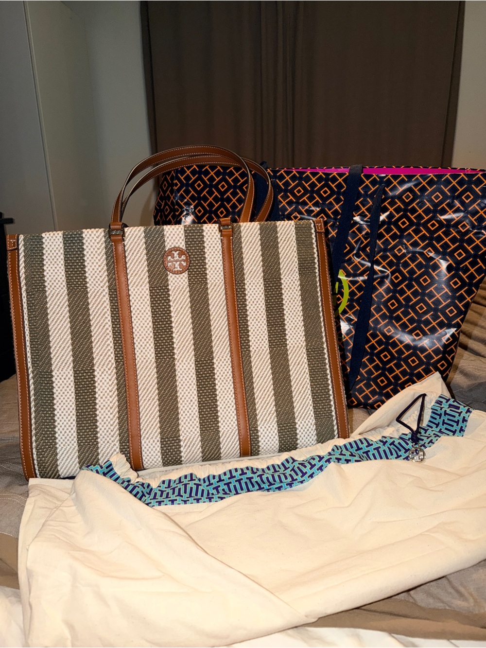 Tory Burch Blake Strip Tote